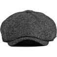 thumbnail image 3 of CoCopeaunts Newsboy Hats for Men Autumn Winter Hat Thick Warm Octagonal Newsboy Cap Retro Artist Painter Beret Hat Flat Ivy Cap, 3 of 7