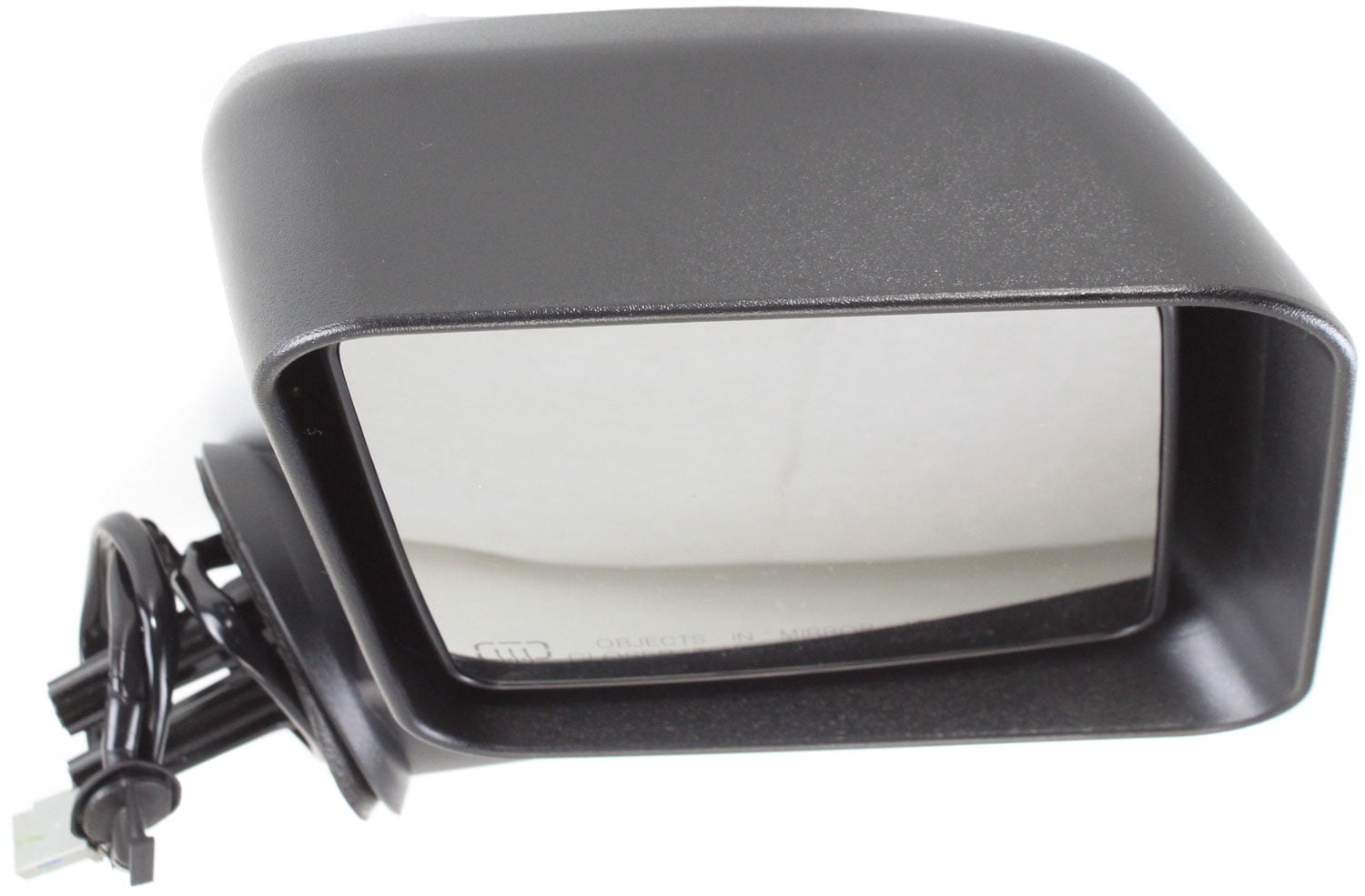 Mirror Compatible With 2011-2013 Jeep Wrangler (JK) Right Passenger Side Heated Textured Black Kool-Vue