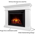 thumbnail image 3 of Real Flame Centennial 56" Grand Electric Fireplace in White, 3 of 8