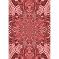thumbnail image 1 of Ahgly Company Tapis d'Intérieur Rectangulaires Transitionnels Rouges Lavables à la Machine, 5 Pieds x 8 Pieds, 1 of 7