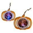 thumbnail image 1 of ELF Halloween Hanging Flat Lighted Pumpkins Decorations Battery Powered for Horror Party Home Decor Tree Yard Garden Decoration, 1 of 8
