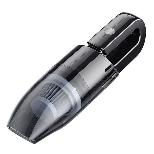 Aspirador de Mano Inalámbrico, Potente Aspirador Portátil de 120 W para Auto, Succión Fuerte de 6000 PA, Recargable, Carga Rápida por USB, Uso en Seco y Húmedo, Adecuado para Automóvil, Ofic