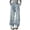 Light Blue, variant on XEGLSBU Jeans for Girls Girls Denim Pants Straight Leg Loose Fit with Side Seam Rhinestone Embellishment for Daliy Wear Light Blue Size 15-16 Years