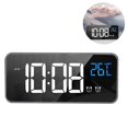 thumbnail image 2 of Led Display Digital Alarm Clock, Usb Charging Port, Sound Control, Alarm Ringtones, Volume And Brightness Adjustable, 12/24 H, Snooze Function, Bedroo, 2 of 5