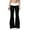A-White501, variant on DHFJKG Women's Flare Leggings Low Rise Fold-Over Stretch Bell Bottom Yoga Pants