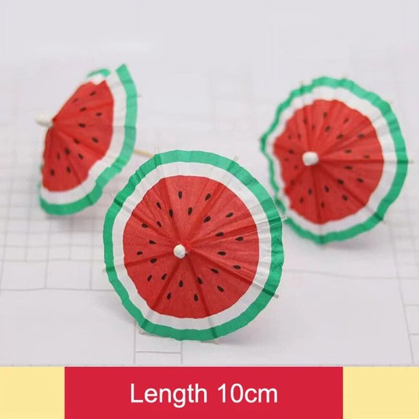10/20/50 Uds paraguas de cóctel palo selecciones decorativas fruta cupcake postre Buffet sombrillas para cóctel selecciones de bebidas vajilla de fiesta