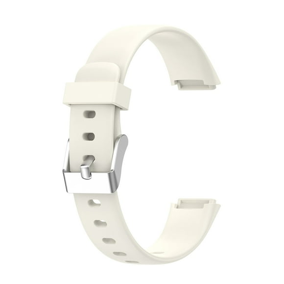 10Pcs Fitbit Luxe Replacement Band, Kadlawus Fitbit Luxe Replacement Watch Band, Classic Bracelet Strap for Women and Men, Soft Silicone Wristband, Silver Stainless Steel Clasp