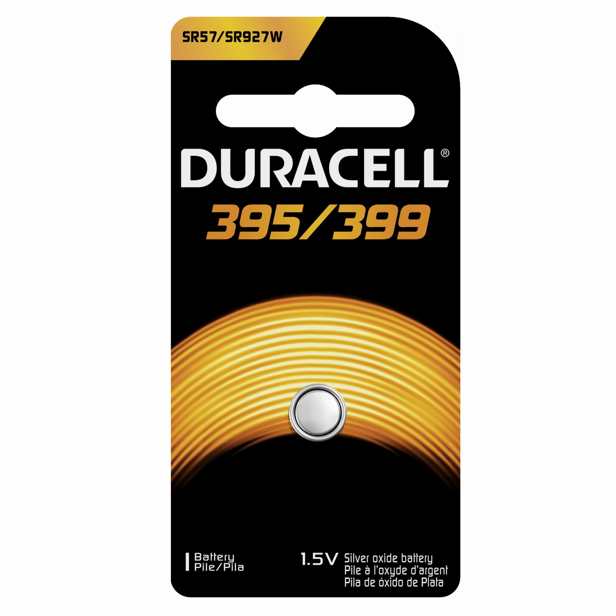 Duracell Silver Oxide 399/395 Knopfzelle für Uhren 