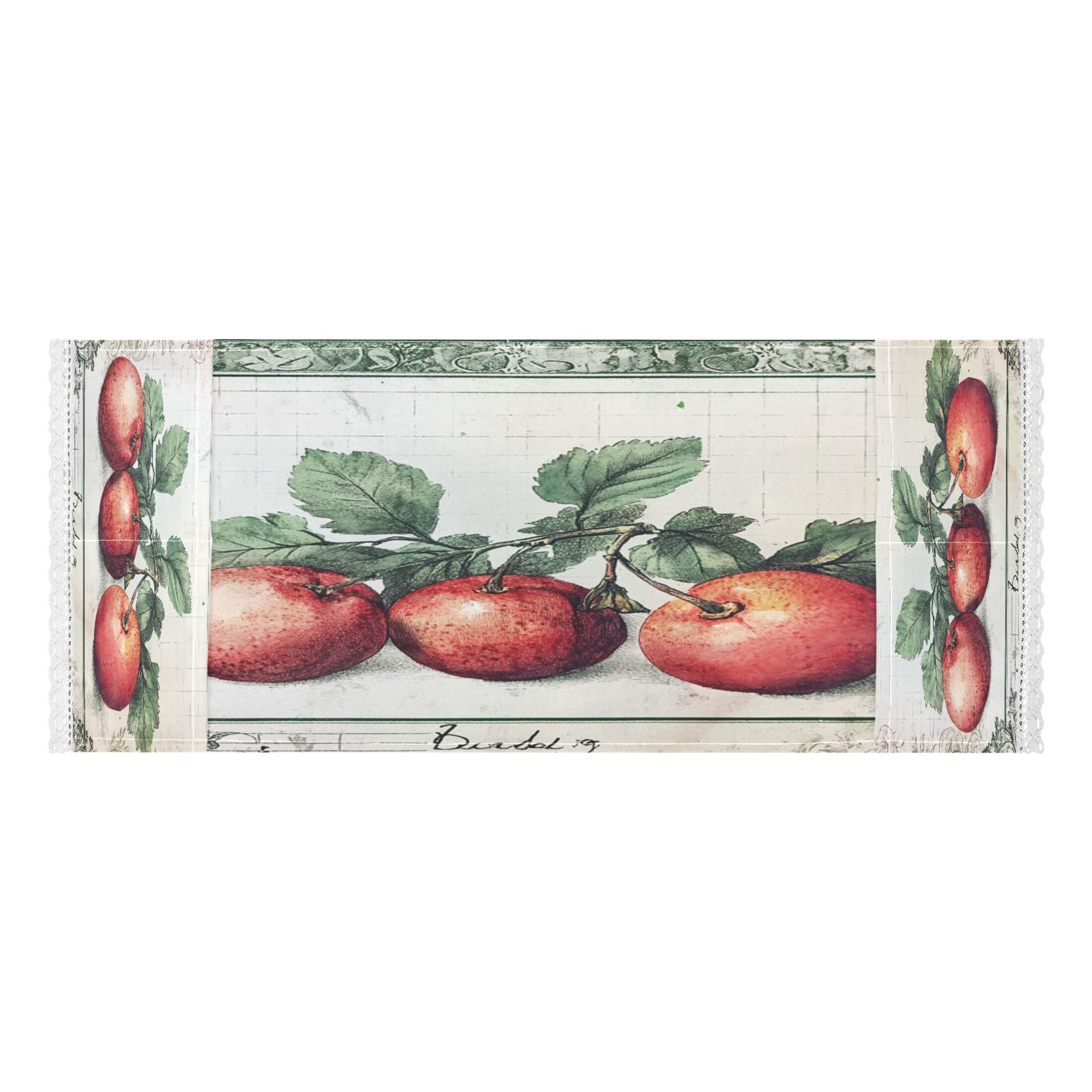 Red Fruit PictureWasher and Dryer Covers Dust-Proof and Oil Resistant Fridge Cover with 4 Storage Pockets Washing Machine Top Cover for Laundry Kitchen Home 51.2 x 22 In