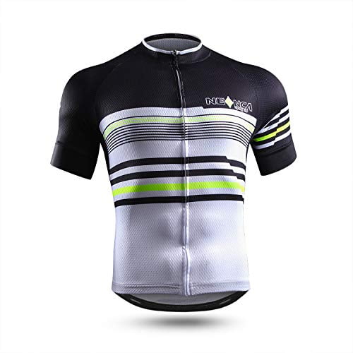 NEENCA Men's Cycling Bike Jersey Short/Long Sleeve with 3 Rear Pockets,Breathable Quick Dry Limited-time Price