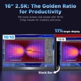 thumbnail image 4 of Monitor portátil VisionOwl de 16" 2.5K QHD 144 Hz USB-C HDMI, 4 of 8