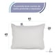 thumbnail image 5 of Almohada Cloud Suave como de Plumas - Tamaño King Size Memory Foam Cloud Placa, 5 of 9