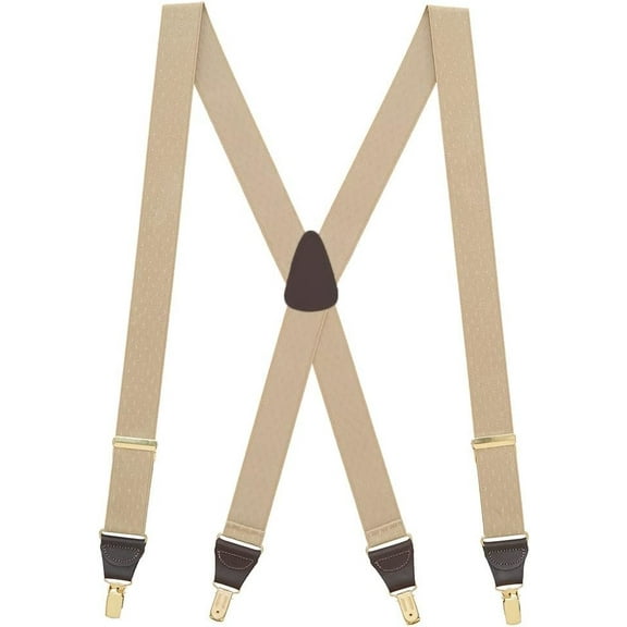 Suspender Store Mens Jacquard Petite Diamonds Clip Suspenders Burgundy 48" for 5'9" to 6'2" tall