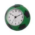 thumbnail image 1 of Reloj despertador con forma de balón de fútbol, ​​resistente al desgaste, ligero, práctico y con movimiento silencioso. Verde, 1 of 9