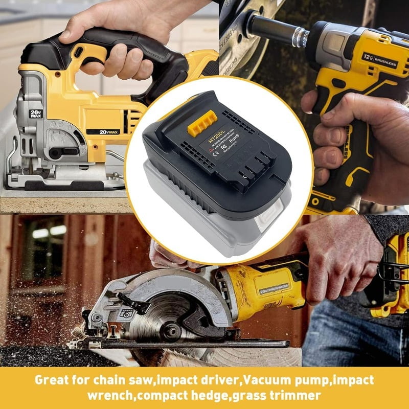 Battery Adapter For Ma*kita 18V switch to De*walt Mt20Dl For De*walt 18V 20V tools for Ma*kita Battery Bl1830 Bl1860 Bl1815