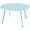 Blue, variant on ACCVER 28 Inch Round Outdoor Coffee Table - Weatherproof Steel Patio Side Table for Deck, Backyard Outdoor & Indoor Use, White