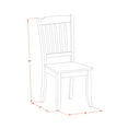 thumbnail image 5 of Rectangular Dining Set - 9Pc Table & Chair Set - 60x78 Inch Table - Modern Vertical Slatted Design, 5 of 5