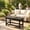 Black, variant on AwayHome 35" Rectangle HIPS Outdoor Coffee Table for Patio,All-Weather Small Outdoor Table for Deck Balcony Garden Porch Poolside,Black