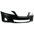 thumbnail image 3 of Front Bumper Cover For 2011-2013 Lexus IS250 w/ fog lamp holes IS350 Primed, 3 of 10