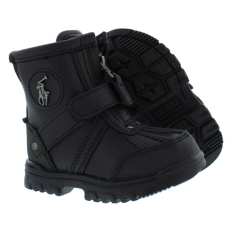 Polo Ralph Lauren Conquered Hi Boot Infant Toddler Shoes Size 7 Color Black Walmart
