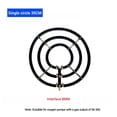 thumbnail image 1 of EastVita Anneau Diffuseur de Bulles d'Air Rond pour Aquarium, Mousseur pour Aquarium, Design Résistant à l'Usure Auto-Enfonçant avec Contrepoids en Métal, Interface Trachéale en Laiton, 1 of 8