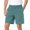 A-Green132, variant on XIAONU Men's Solid Linen-Blend Short Relaxed Fit High Waisted Drawstring Mid Thigh Short Breathable Lightweight Beach Shorts