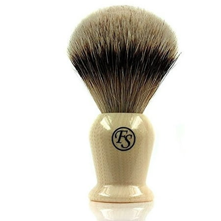 Silvertip Badger Brush 21 Mm Knot Faux Ivory Handle -- Comes with Free