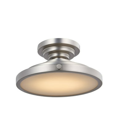 Kalco 515745 Pasos 10" Wide Led Semi-Flush Ceiling Fixture - Nickel