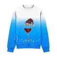 thumbnail image 7 of Piuwrlz Hood Sweatshirts Toddler Girls Winter Hoodies Embroidered Wine Cup Loose Tie Dyeing Hoodie Blue Size 2 Years, 7 of 7