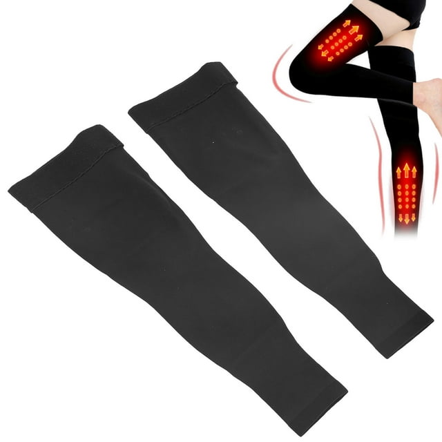 Manchon de Compression pour Mollet, Bas de Compression Longueur Cheville Bas Élastiques à Légère Pression Manchon de Compression pour Jambes pour Varices pour Femmes Hommes