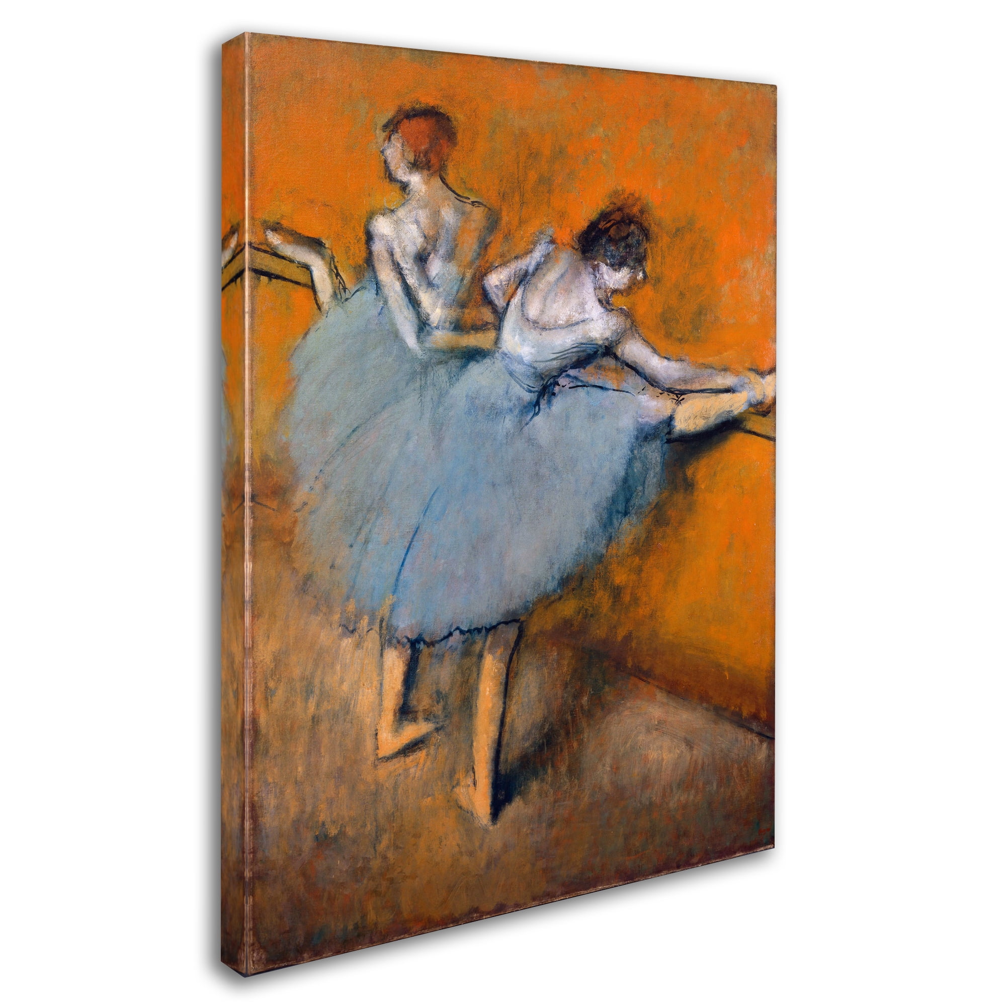 Trademark Fine Art 'Dancers At The Bar' Canvas Art by Degas