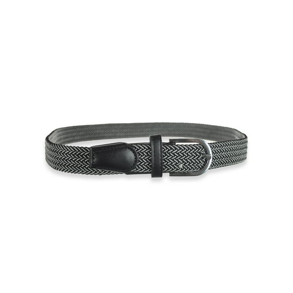 Cookie's Boys' Stretch Web Belt Color: black/silver Size: 28-32"