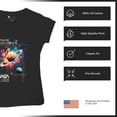 thumbnail image 6 of NASA Space Explorer Women's V-Neck T-shirt Universe Astronaut Galaxy Planet Saturn, 6 of 7