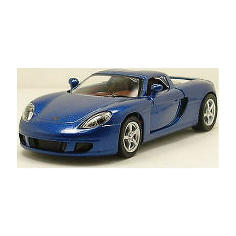 Kinsmart 1:36 Scale Porsche Carrera GT Diecast Model Toy Car - Blue, Brand New (KT5081D)