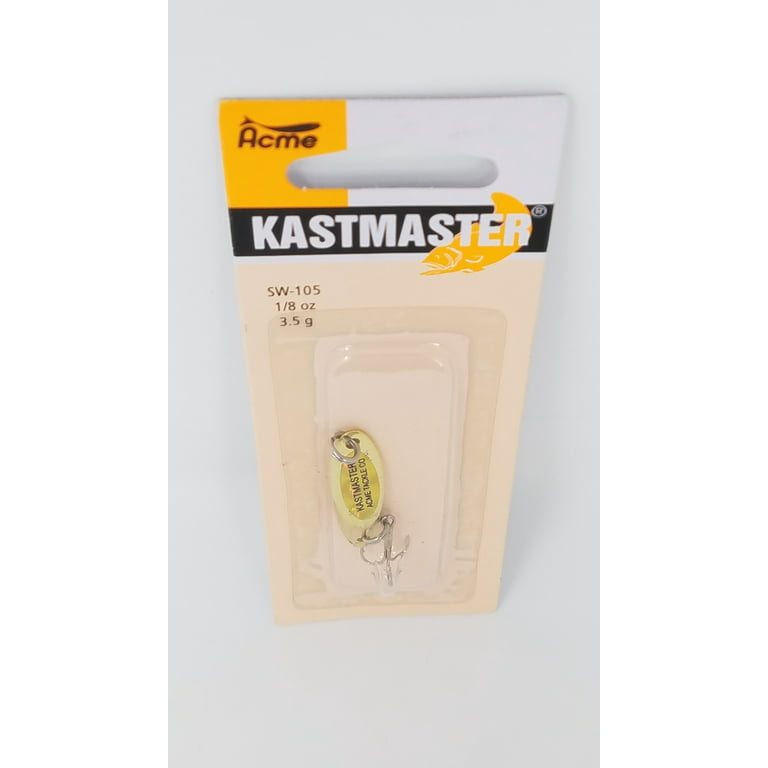 Acme Tackle Kastmaster Flash Tape Fishing Lure Spoon 1/8 oz. Gold on Gold
