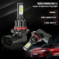 thumbnail image 3 of 8x 9005 9008 H11 LED Headlight Bulbs Kit Hi-Lo Beam 9006/9012 Fog Light Bulbs 6000K Brighter White, 3 of 15
