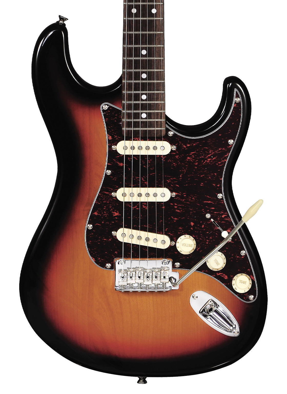 Tagima T-635 SB DF/TT Classic Guitar, Technical Wood Fretboard, Tortoise Pickguard, Sunburst