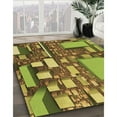 thumbnail image 3 of Ahgly Company Machine Washable Indoor Rectangle Transitional Dark Bronze Brown Area Rugs, 2' x 3', 3 of 7