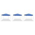 thumbnail image 1 of Caravan Canopy V Series 2 12' x 12' Jambe Coudée de Niveau d'Entrée, Bleu (3 Paquets), 1 of 7