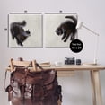 thumbnail image 4 of Stupell Industries Fuzzy Black Cats on Beige Animals Painting Wrapped Canvas Art Print Wall Art, 24 x 24, Set of 2, 4 of 8