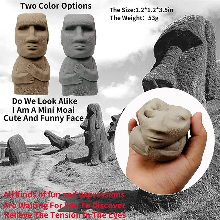 Funny Face Many Face Meme Face Stone Face Figurine Stone 