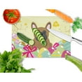thumbnail image 2 of Carolines Treasures Easter Eggs French Bulldog Brown Glass Cutting Board Large 12H x 16W multicolor, 2 of 2