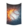 thumbnail image 2 of CADecor Vintage Baseball Home Decor Tapestry Wall Art Wall Tapestry 51x60 Inches, 2 of 3