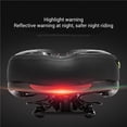 thumbnail image 3 of stanreset Bike Seat Waterproof Reflective Bike Saddle Non- for slip Bilateral Spring Shock Absorption Soft Cushion Seats, 3 of 6