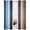 Peru SteelBlue Beige, variant on Blue Brown Farmhouse Semi Sheer Window Curtains 72 Inches Long, Vintage Retro Wooden Rod Pocket Voile Silky Chiffon Curtain Light Filtering Drapes for Living Room, Kitchen, Bedroom, 52"x72", 2 Panels