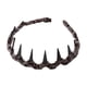 thumbnail image 2 of Diademas con dientes de leopardo, peine, aro de plástico, bandas para el cabello con dientes en forma de U, aro para el cabello con dientes ondulados, tazón de silicona de forma exquisita, 2 of 4
