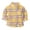 Yellow, variant on Casual Shirts for Boys Toddler Kids Long Sleeve Plaid Print Button Down Casual Dress Shirt Casual School Uniform Top Shirt