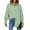 Green, variant on Odbmxy Striped Shirts for Women Collared Long Sleeve Fall Women's Blouse Casual Boyfriend Button up Tunic Loose Tops