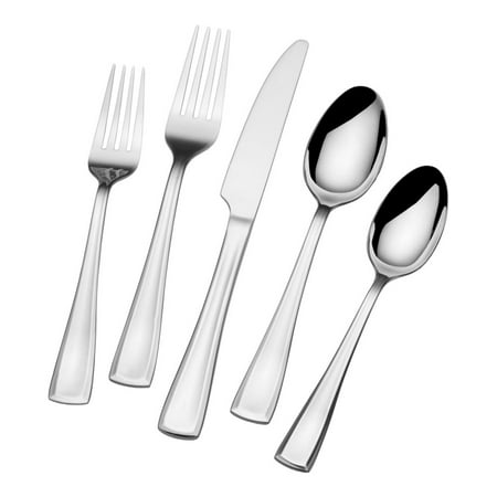 International Stainless Flatware - International Silver Courtney 20-Piece Stainless Steel Flatware Set