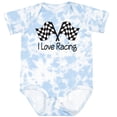 thumbnail image 3 of Inktastic I Love Racing Boys or Girls Baby Bodysuit, 3 of 5